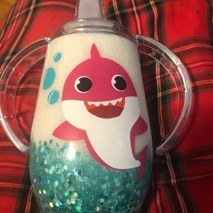 Custom baby shark stainless steel tumbler